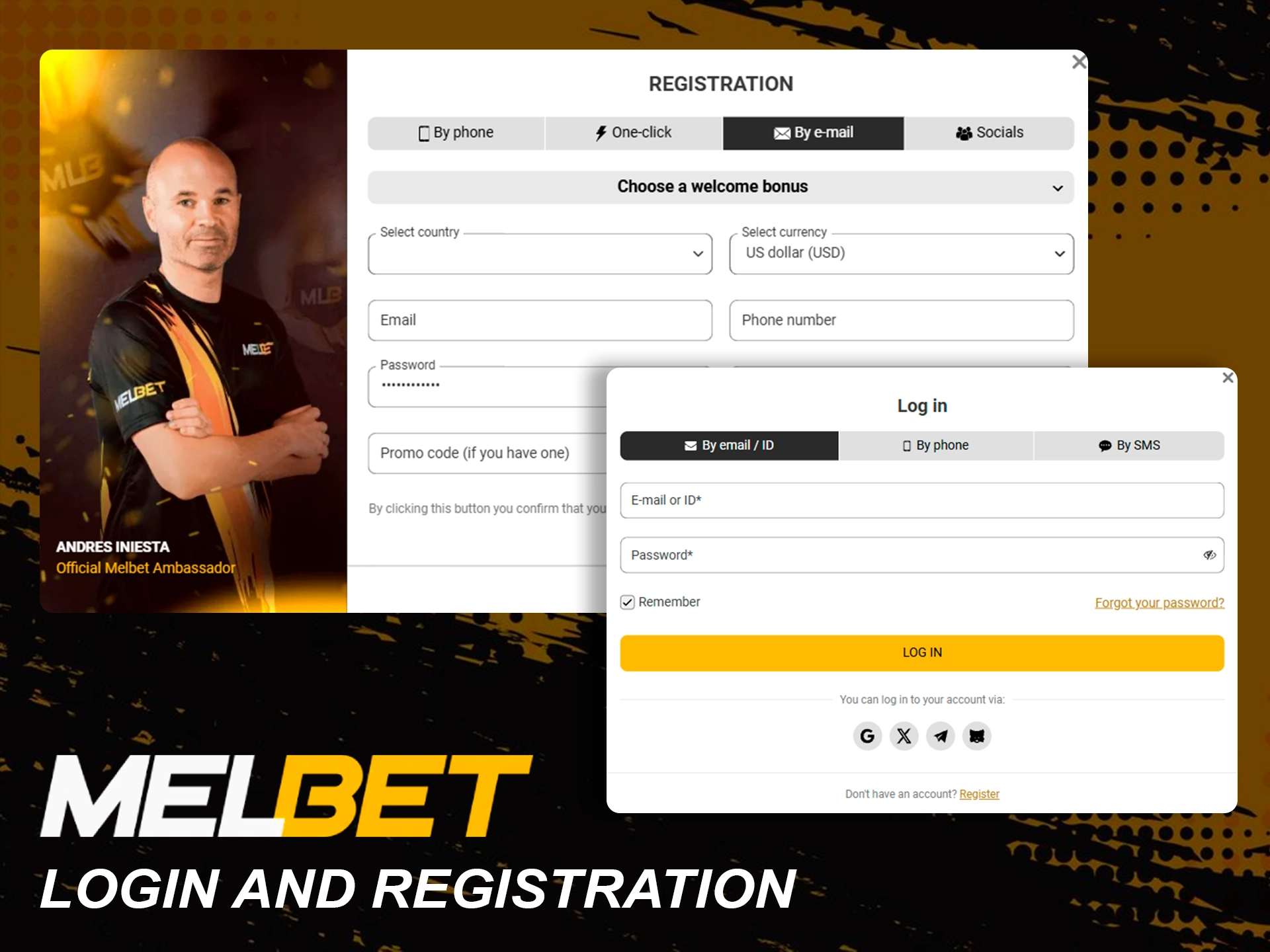 Join Melbet casino and log in to play.