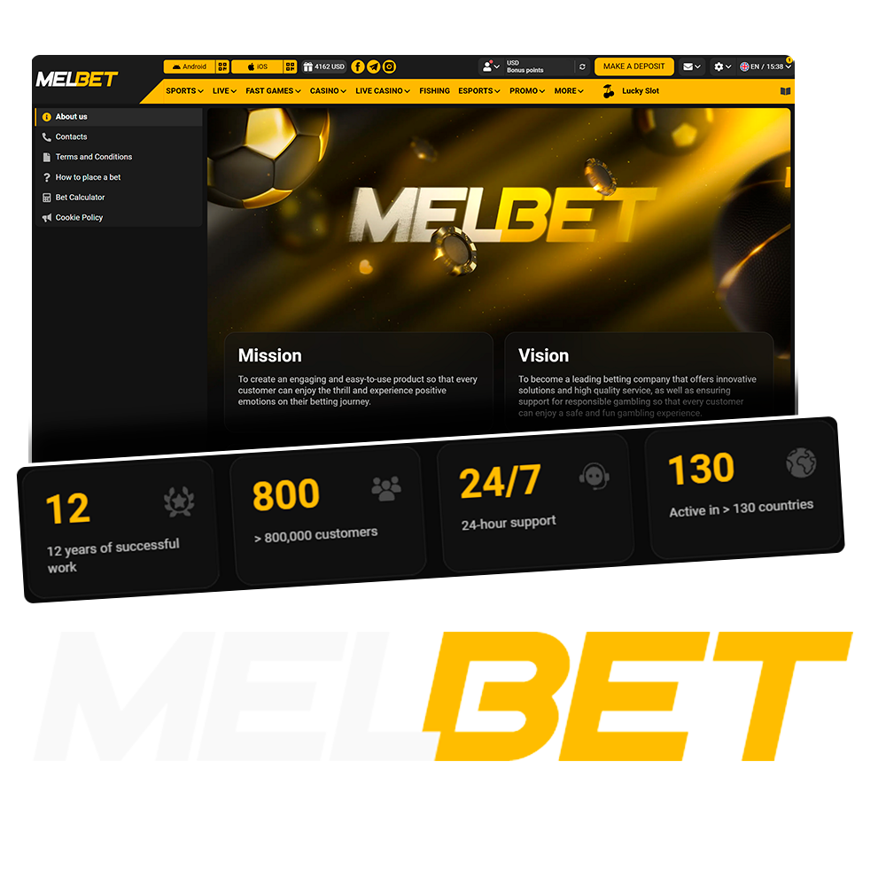 Find out the information you need about Melbet.